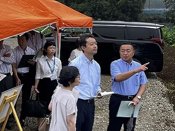 千葉県知事視察