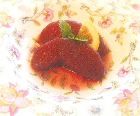 梨のワイン煮