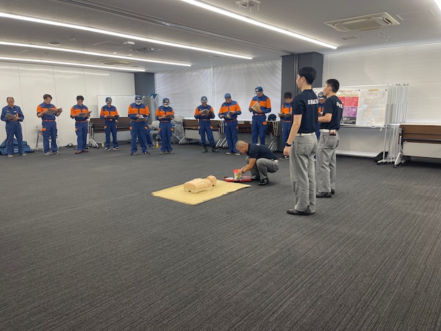 白井消防署救急隊からの説明