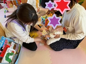 足形を取る写真8