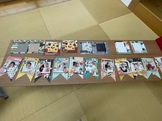 スクラップブッキングの見本作品