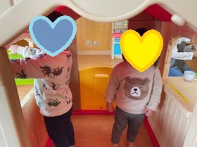 最初の自由遊び