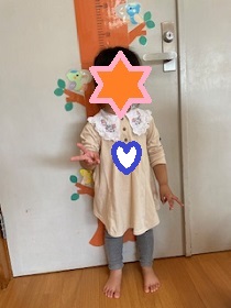 身体測定の写真