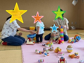 終了後の自由遊びの写真