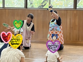 手遊びの写真