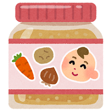 ベビーフードのイラスト