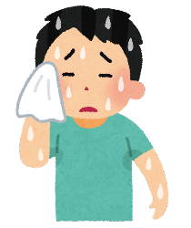 熱中症の子どもイラスト
