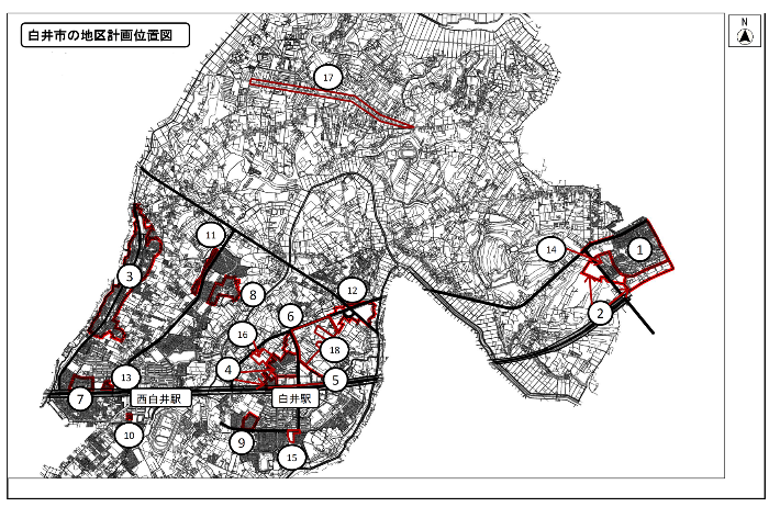 地区計画位置図