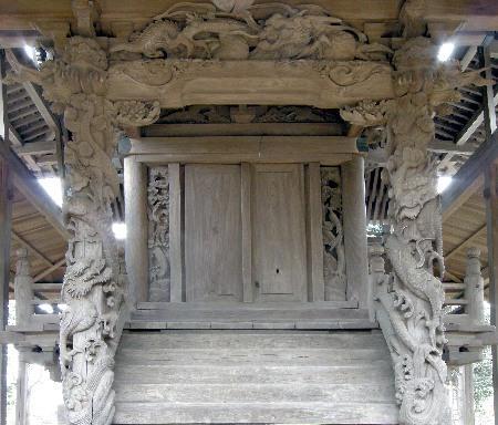 (画像)富塚鳥見神社本殿(市指定文化財)その2