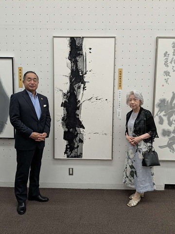 表敬訪問の際の記念撮影