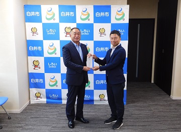 面会の際の記念撮影