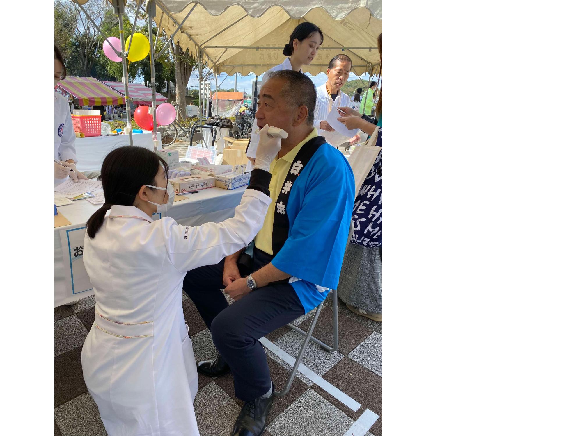 ふるさとまつりでの歯科口腔保健啓発