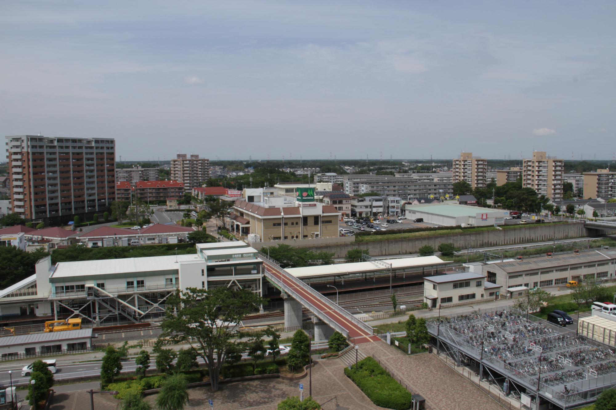 西白井駅前の写真