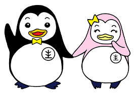 更生ペンギンのホゴちゃん（左）とサラちゃん（右）