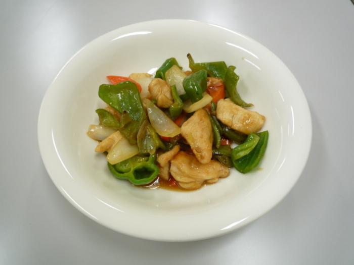 鶏胸肉のヘルシー酢豚風