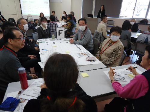 グループワークで話し合い！