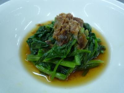 ほうれん草の炒めおひたし