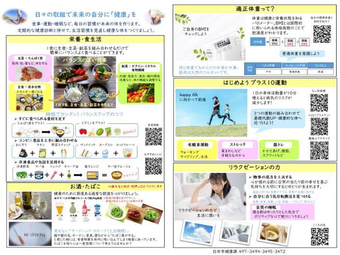 健康的な生活習慣の紹介