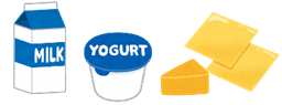 牛乳ヨーグルトチーズ