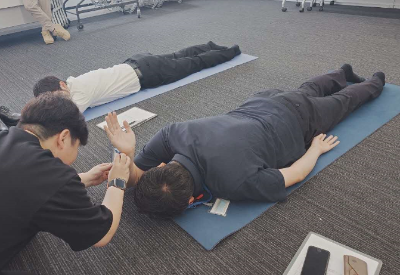 ヘルスチェックの様子