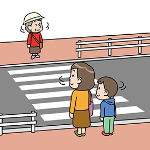 信号のない横断歩道