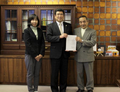 池川会長(写真右)と市川副会長(写真左)