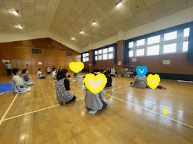 アンパンマン体操の様子