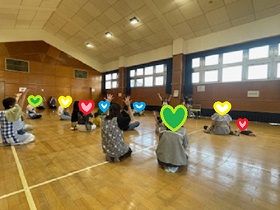 おしまいのカエル体操の写真