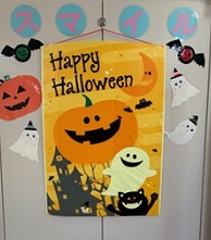 ハロウィンパネルの写真