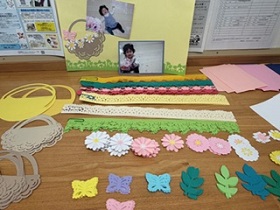 フォトフレームのパーツの写真