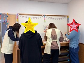 フォトフレームの制作の写真