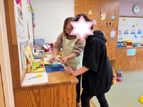 フォトフレームの制作の写真