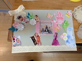 完成したフォトフレームの写真