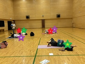 親子でリラックスタイムの写真