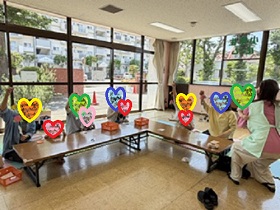 全員そろって完成の写真