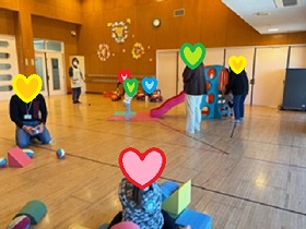 ホール遊びの写真