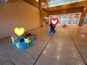 ホール遊びの写真