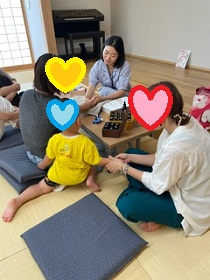 アロマテラピーの施術の写真