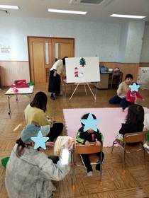 クリスマスのペープサート