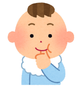 指しゃぶりをする赤ちゃん
