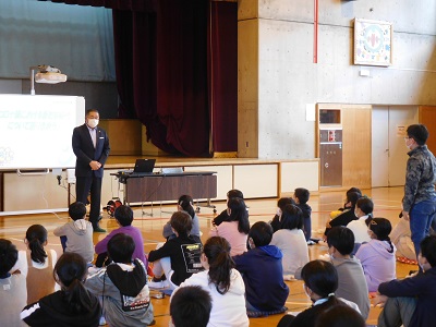 社会科特別授業の様子