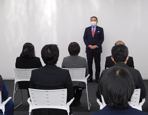 永年勤続表彰の様子