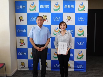 委嘱状交付の際の記念撮影