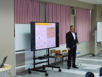 授業をしている様子