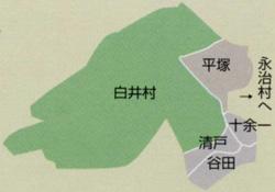 1913年(大正2年)白井村