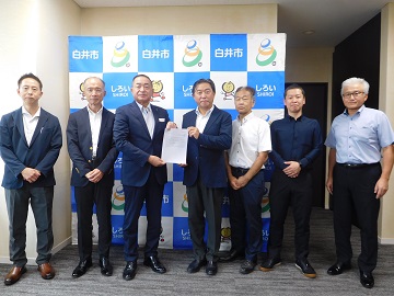 工業団地協議会 要望書提出