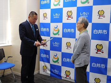 民生委委嘱状交付式