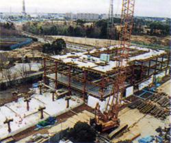 保健福祉センターの工事着工(2000年7月)