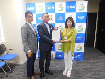社会を明るくする運動伝達式