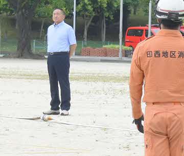 消防団夏季訓練